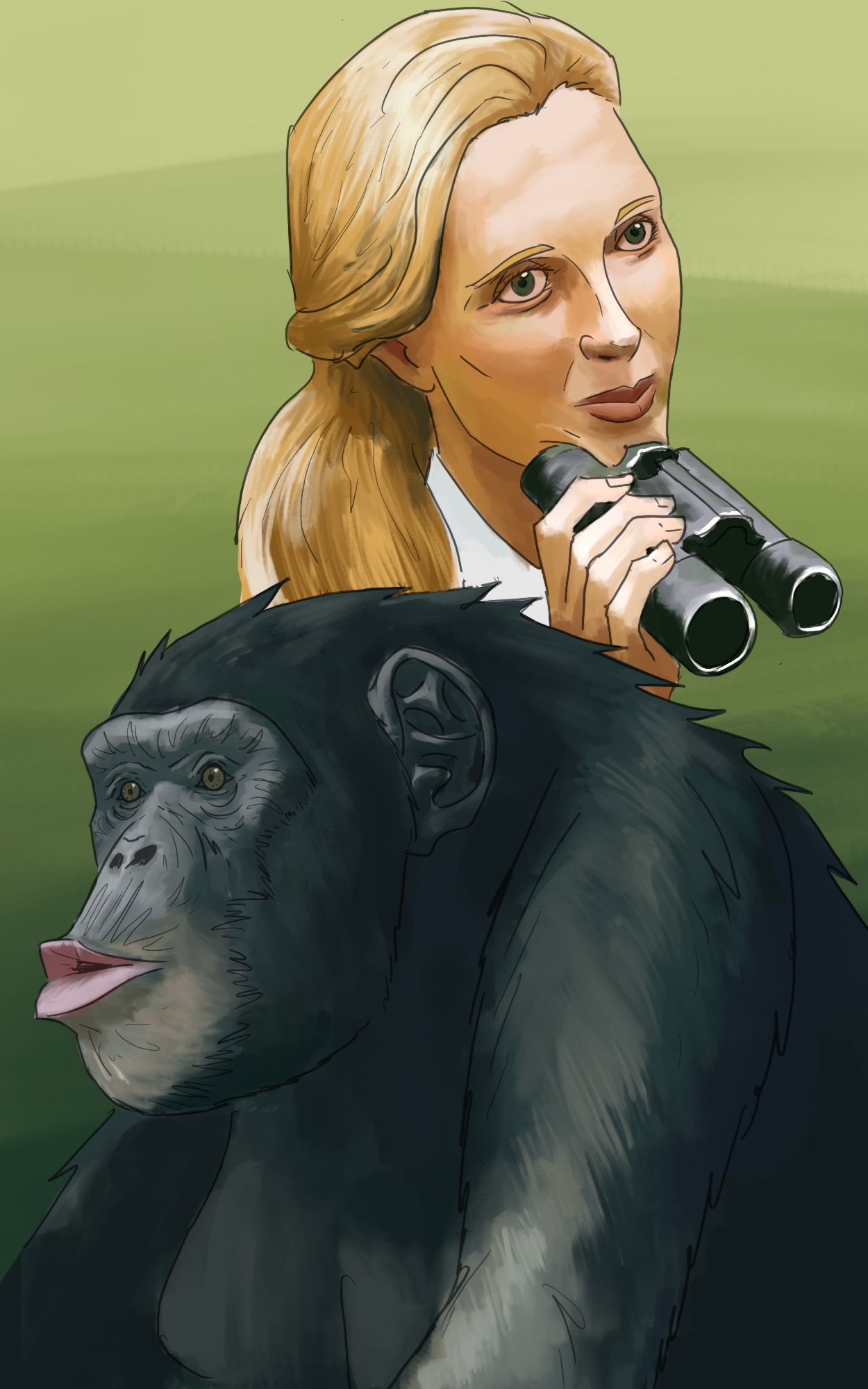 Jane Goodall, la embajadora mundial de los chimpancés Principia