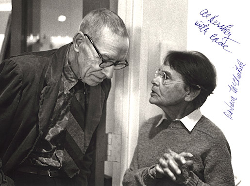 Barbara McClintock con Alfred Hershey